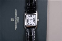 Fabriano - Piazza del Comune 25 - Armbanduhr Frederique Constant Dame Classics Art Deco in Stahl FC-235S2C6 - FC-235S2C6